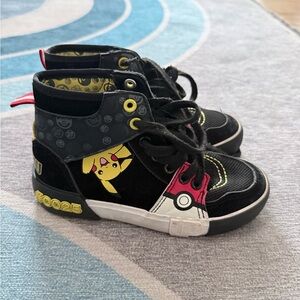 Kids Pikachu High-Top Shoes
